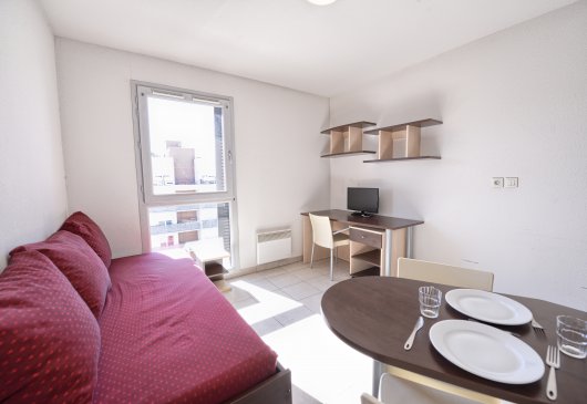 Studio dans résidence calme