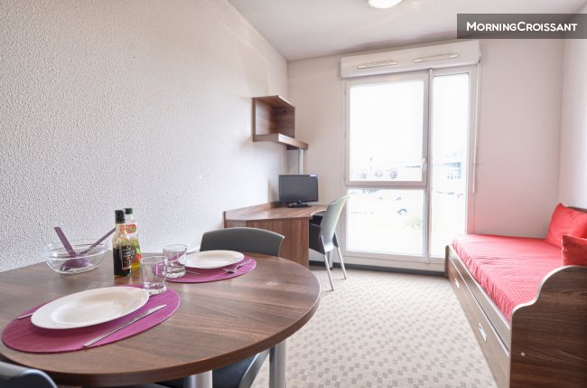 Studio dans résidence verdoyante