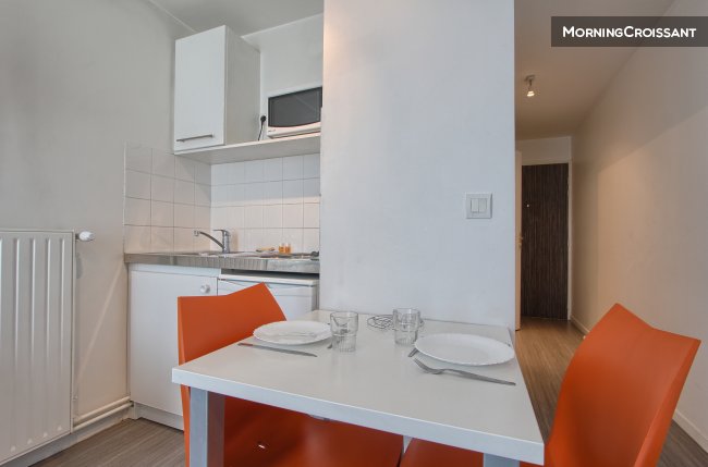 Studio pour 2 proche Paris 19m2