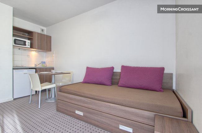 Studio équipé proche métro