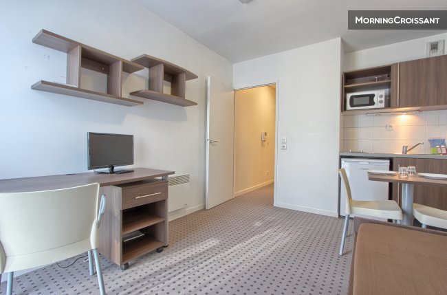 Studio calme et moderne Paris