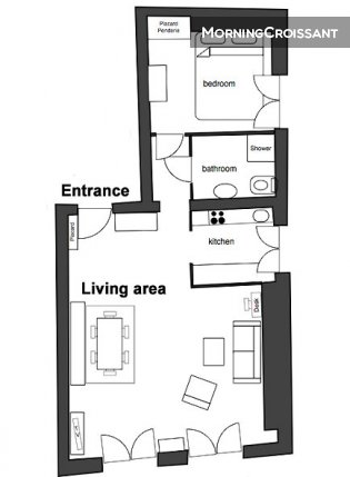 Paris, Marais, appartemement