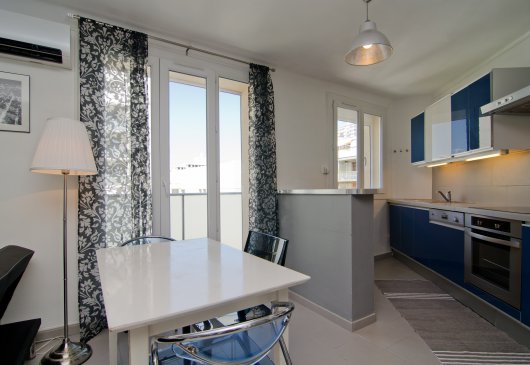 Grand T1 design plage des Catalans