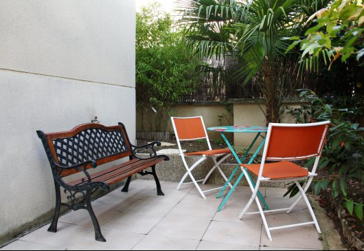 Studio + jardin terrasse Paris 