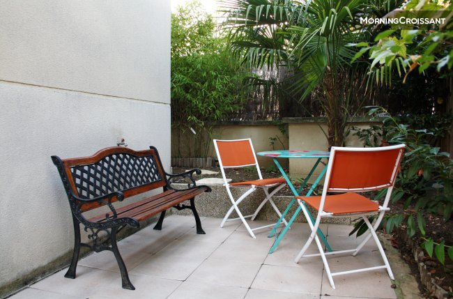 Studio + jardin terrasse Paris 