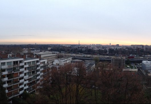 Vue extraordinaire sur tout Paris