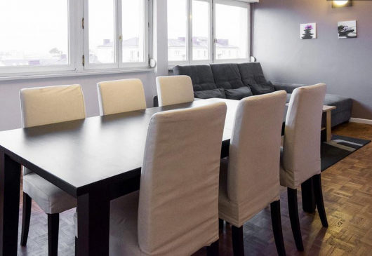 Lit confortable en appart (dortoir)