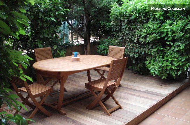 Superbe studio en rez de jardin 