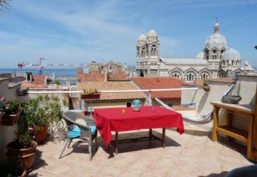 Duplex avec terrasse vue mer 