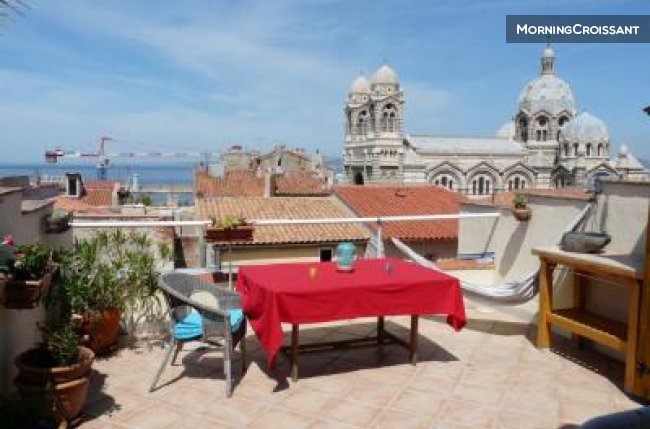 Duplex avec terrasse vue mer 