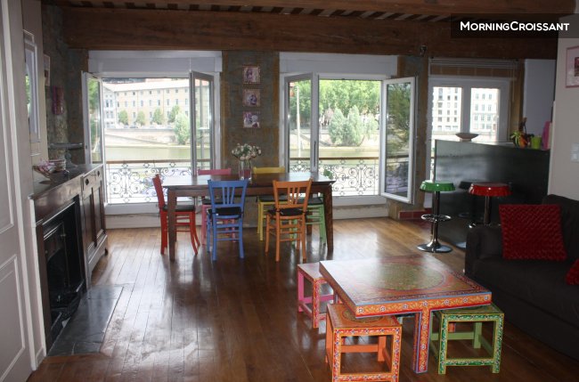 Gîte à Lyon quai de Saône
