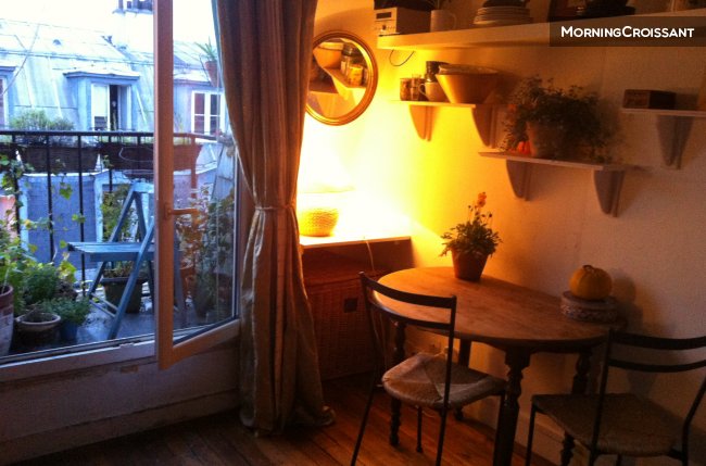 Studio charmant vue sur Tour Eiffel