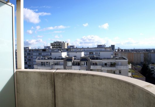 Studio avec vue sur Strasbourg