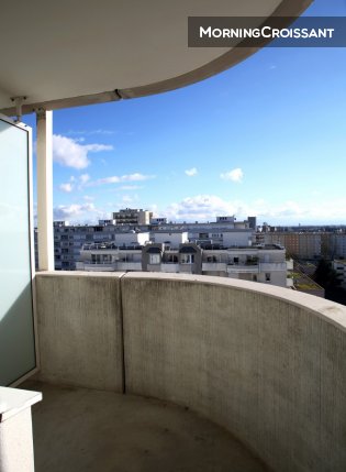 Studio avec vue sur Strasbourg