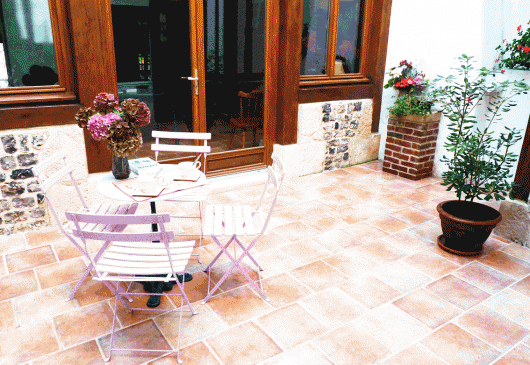 Maison+terrasse centre d'Honfleur