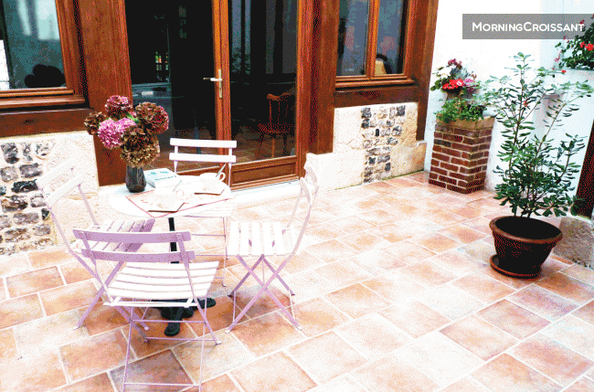 Maison+terrasse centre d'Honfleur