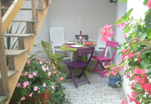 T2 patio-idéal sans voiture-Plage