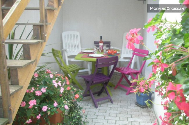 T2 patio-idéal sans voiture-Plage