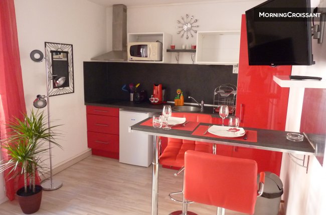 Appart. T1 tout équipé hyper centre