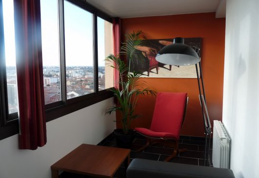 Loft avec vue sur Toulouse