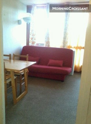 Studio pieds des pistes pour 4 pers