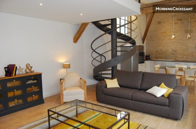 Superbe loft rénové+jardin+garage