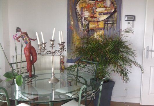 Chambre avec salle de bains  