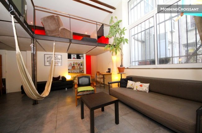 Loft spacieux mezannine Belleville
