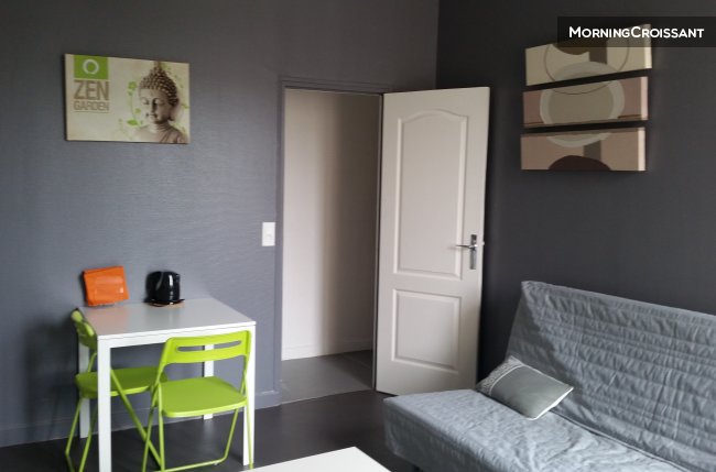 Reims cathédrale, studio spacieux 