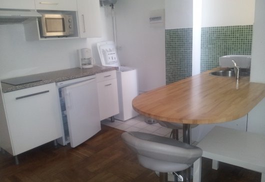 Studio Nice Centre côté jardin