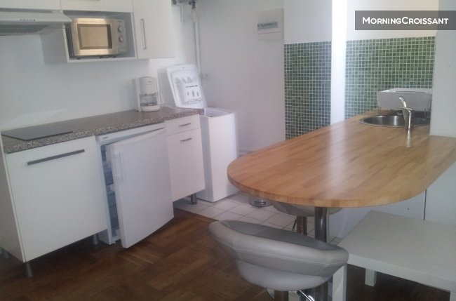 Studio Nice Centre côté jardin