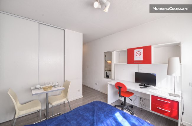 Studio 18 m² + salle de sport